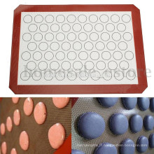 Tapis de cuisson en verre enduit de silicone taille personnalisée